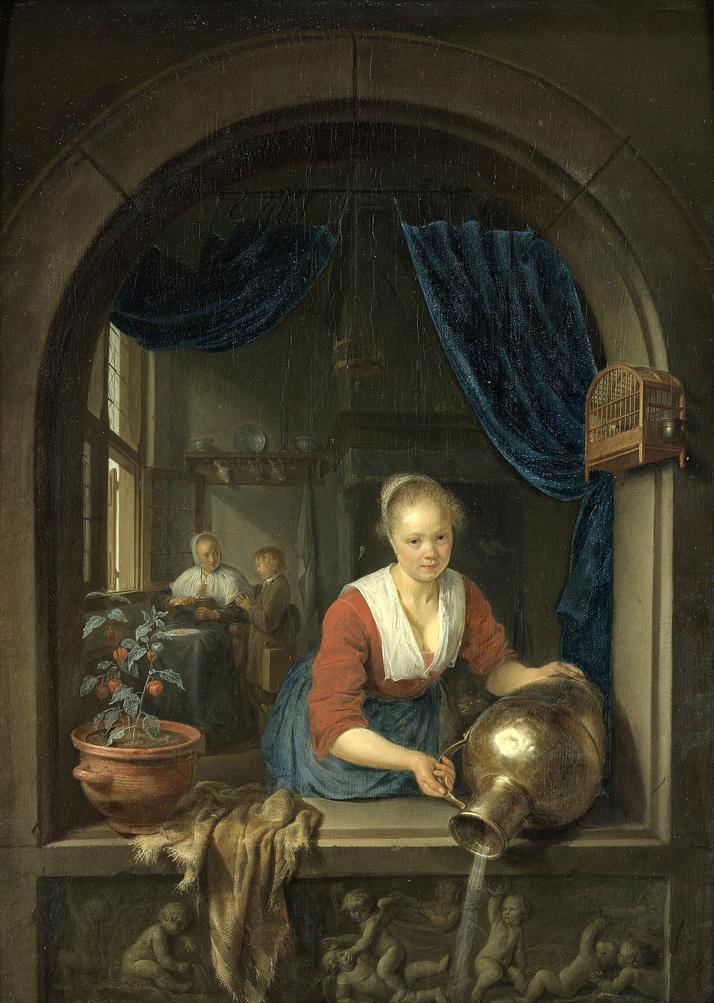 maid at the window